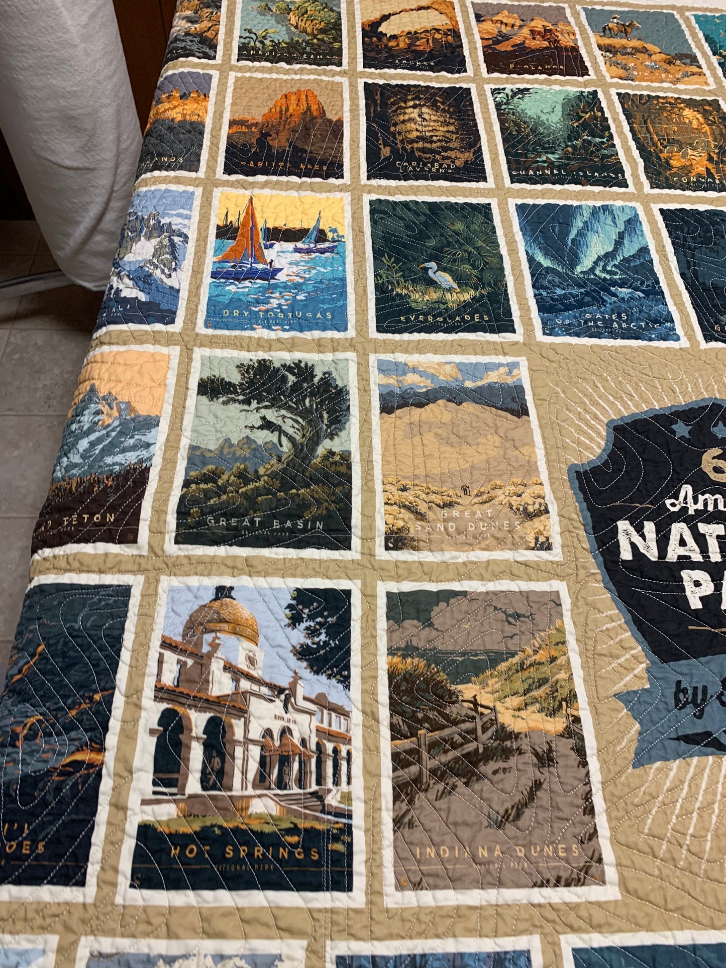 2023 National Parks variation quilt