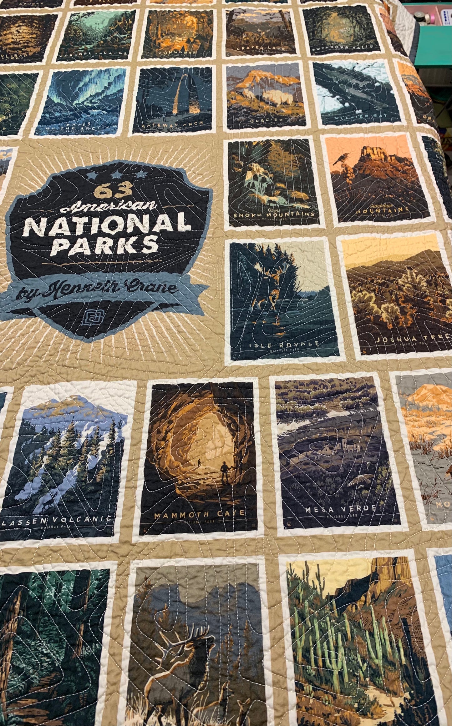 2023 National Parks variation quilt